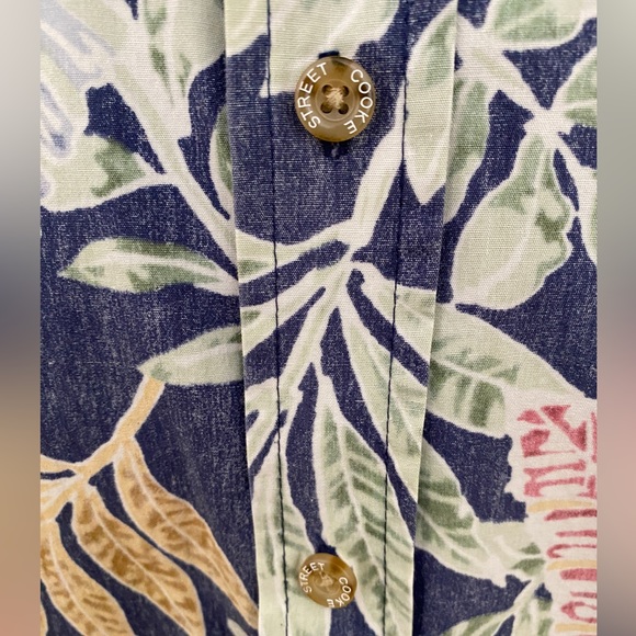 COOKE STREET Aloha Hawaiian Floral Reverse Shirt Men 2XL XXL - Picture 4 of 7